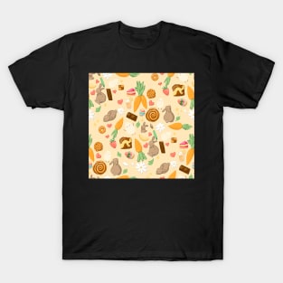 Easter Bunnies Pattern T-Shirt